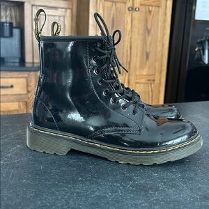 Dr Martens 1460 Patent Leather Boots Kids Size 3